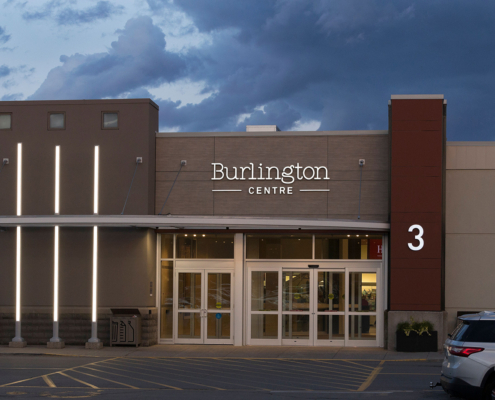 Illuminating Burlington Mall’s Entrances